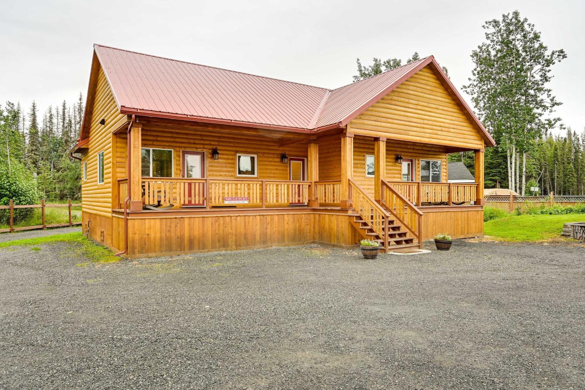 Fishermans Cabin In Soldotna Near Kenai River! Buitenkant foto