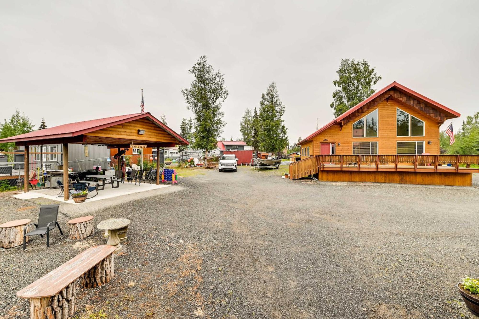 Fishermans Cabin In Soldotna Near Kenai River! Buitenkant foto
